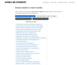 Acercadeinter.net(✅ Iniciar sesión en cuentas de redes sociales) Screenshot