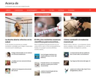 Acerca.org(Acerca de) Screenshot