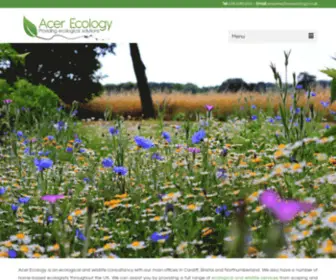 Acerecology.co.uk(Acer Ecology) Screenshot