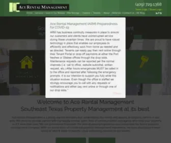 Acerentalmanagement.com(Southeast Texas Property Management and Property Managers) Screenshot