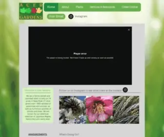 Acergardens.com(Acer-gardens) Screenshot