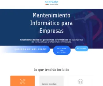 Acerkate.com(➡Mantenimiento) Screenshot