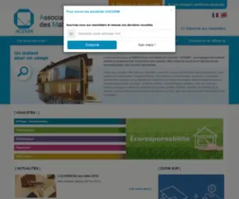 Acermi.com(Association pour la CERtification des Matériaux Isolants) Screenshot