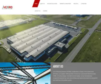 Acero.ae(Total Solutions for Customized Steel Buildings) Screenshot