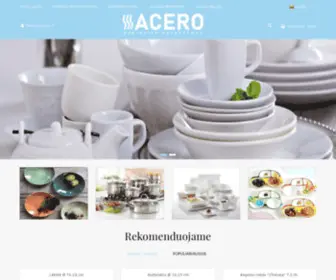 Acero.lt(Grūdinto stiklo indai) Screenshot
