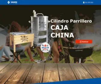 Aceroinoxidableperu.com(Cilindro Parrillero y Caja China) Screenshot