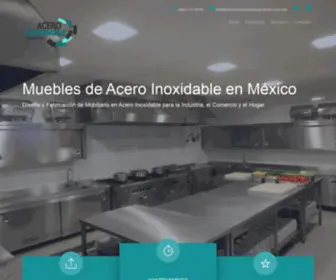 Aceroinoxidablequeretaro.com.mx(Muebles) Screenshot