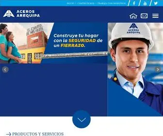 Acerosarequipa.com(Aceroscorporativo) Screenshot