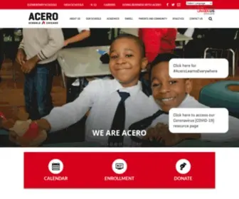 Aceroschools.org(Acero Schools) Screenshot