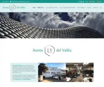 Acerosdelvalles.com(Aceros del Vallès) Screenshot