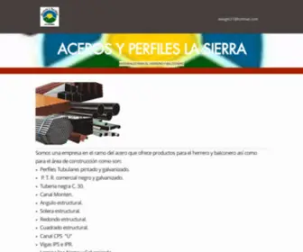 Aceroslasierra.com.mx(ACEROS Y PERFILES LA SIERRA) Screenshot