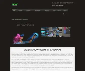 Acershowroominchennai.com(Acer showroom in chennai) Screenshot