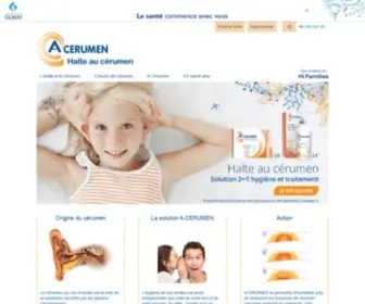 Acerumen.fr(A-cerumen) Screenshot