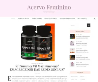 Acervofeminino.com(Acervo Feminino) Screenshot