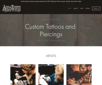 Acesandeightstattoo.com(Augusta, Ga) Screenshot