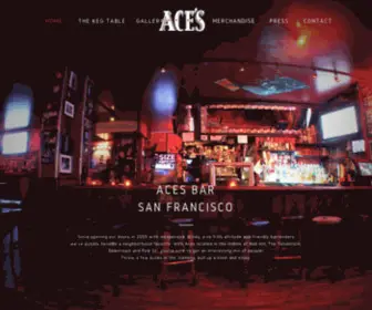 Acesbarsf.com(San Francisco Bar) Screenshot