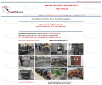 Acesbid.com(Online Auction Service) Screenshot