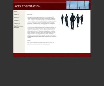 Acescorp.net(ACES CORPORATION) Screenshot