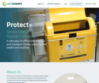 Acesharps.com.au(Sharps Disposal Containers) Screenshot