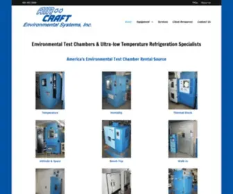 Acesinc.com(Environmental Test Chambers and Rentals) Screenshot