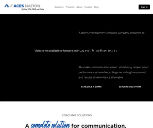 Acesnation.org(ACES NATION) Screenshot
