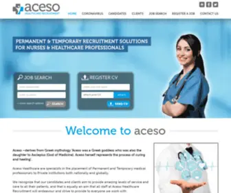 Acesohealthcarerecruitment.co.uk(Aceso) Screenshot