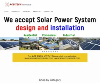 Acesolarproducts.com(Renewable Energy Products) Screenshot