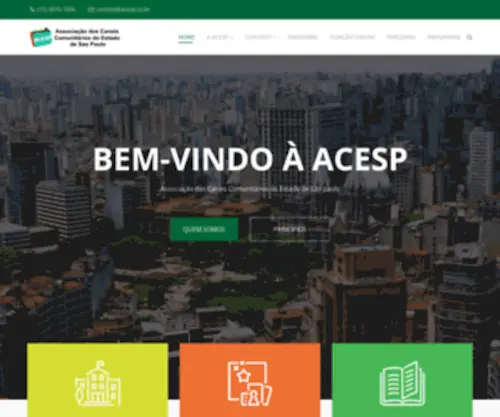 Acesp.tv.br(Associção dos Canais Comunitários do Estado de São Paulo) Screenshot