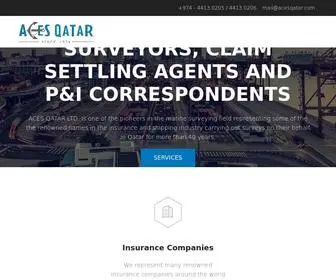 Acesqatar.com(ACES QATAR LTD sinceMARINE) Screenshot