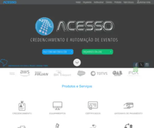 Acessocredenciamento.com.br(ACESSO) Screenshot