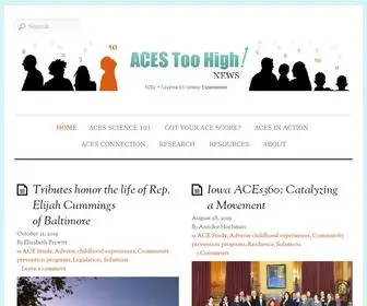 Acestoohigh.com(ACEs Too High LLC) Screenshot