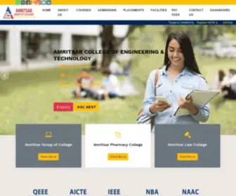 Acetamritsar.org(Top Engineering College) Screenshot