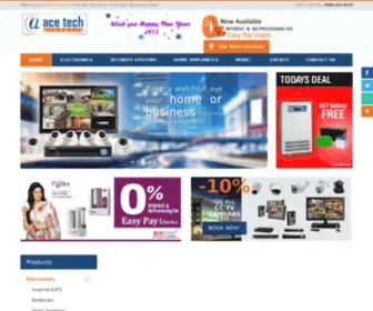 Acetechproducts.com(Generators) Screenshot