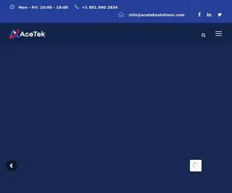 Aceteksolutions.com(Offshore outsourcing & custom web development US) Screenshot