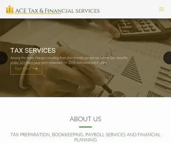 Acetfs.com(ACE Tax & Financial Services) Screenshot