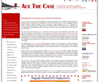 Acethecase.com(Ace The Case) Screenshot