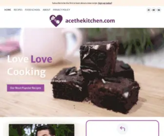 Acethekitchen.com(Love Love Food) Screenshot