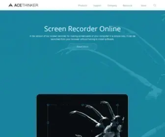 Acethinker.com(ACETHINKER Software Official Site) Screenshot
