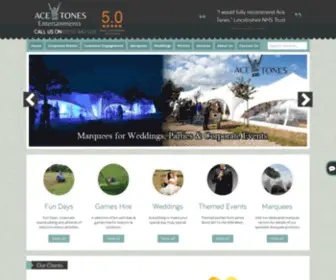 Acetonesgroup.com(Corporate events company) Screenshot