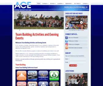Acetraining.com.au(Team Building Melbourne) Screenshot