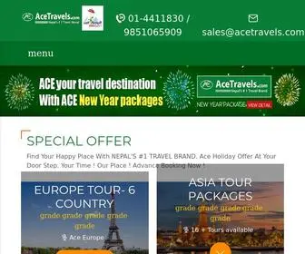 Acetravels.com(Special Dashain) Screenshot