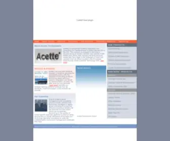 Acette.com(Acette Technologies FZ LLC) Screenshot