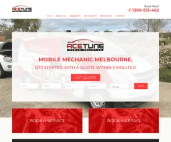 Acetune.com.au(Acetune mobile mechanics) Screenshot