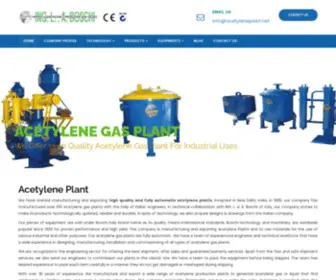 Acetyleneplant.net(Acetylene Plant in India) Screenshot