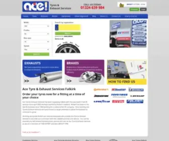 Acetyresfalkirk.co.uk(Ace Tyre & Exhaust Services Falkirk) Screenshot