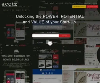 Acetz.com(Digital Marketing Company) Screenshot