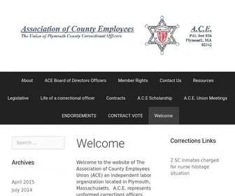Aceunionstrong.org(Association of County Employees) Screenshot