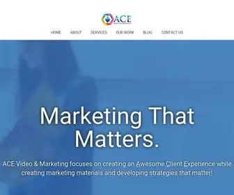 Acevam.com(ACE Video & Marketing) Screenshot