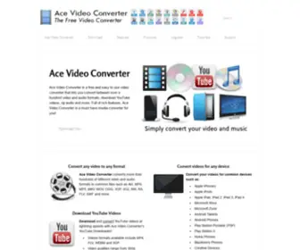 Acevideoconverter.com(Ace Video Converter) Screenshot