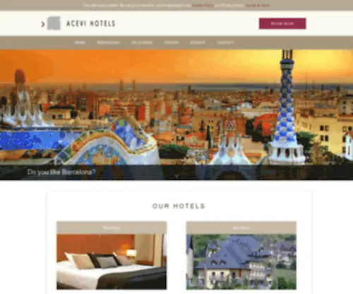 Acevihotels.com(Guaranteed Minimum Price Free Wifi Hotel Center Barcelona) Screenshot